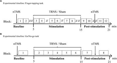Motor Task-Dependent Dissociated Effects of Transcranial Random Noise Stimulation in a Finger-Tapping Task Versus a Go/No-Go Task on Corticospinal Excitability and Task Performance